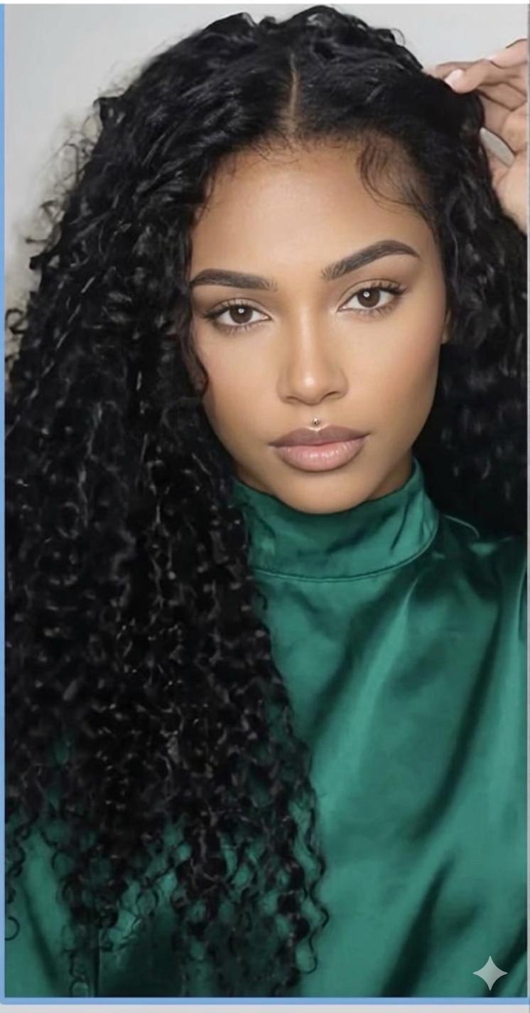 BRAID  CURLY HUMAN HAIR 24 INCH
