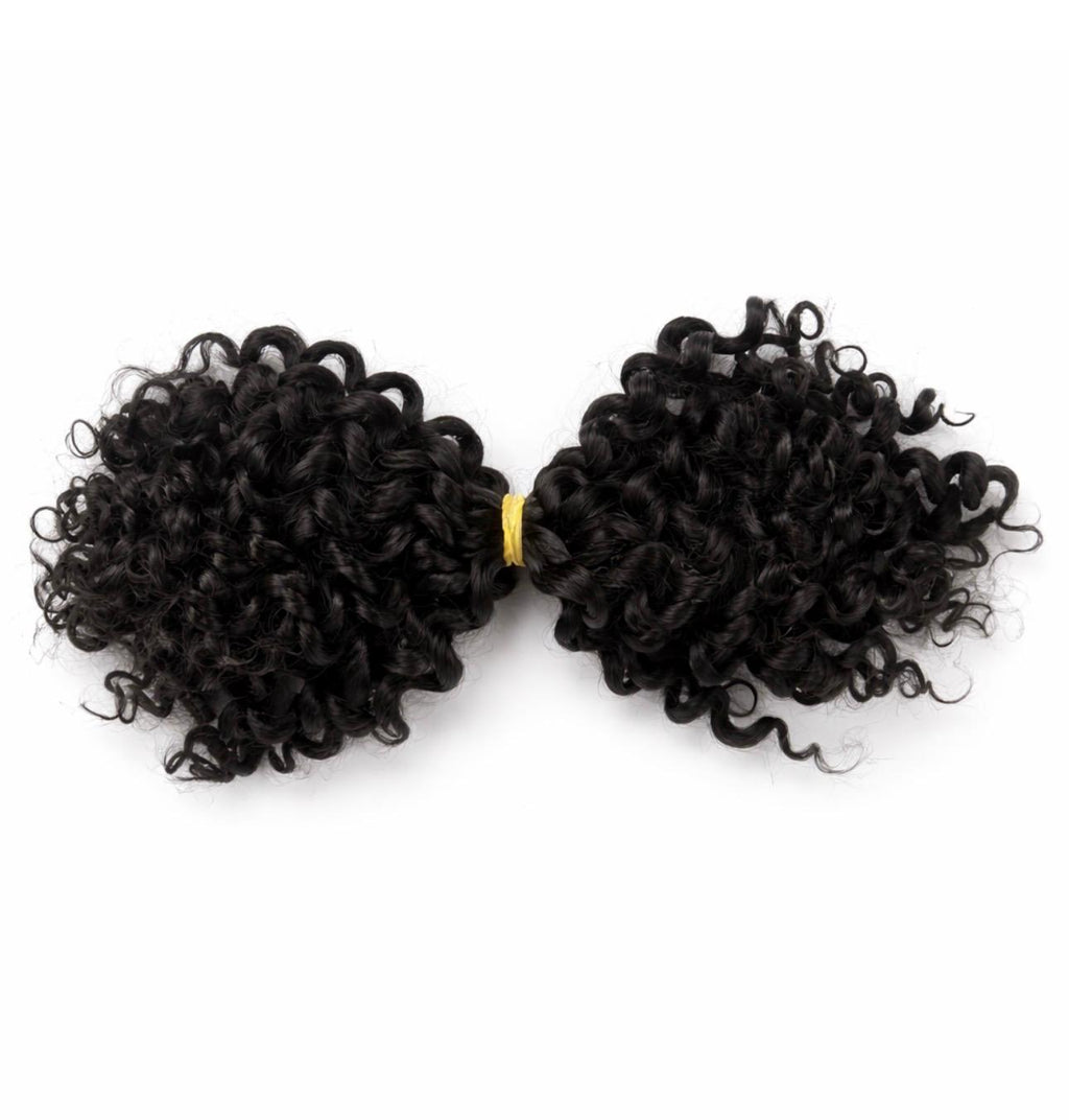 BRAID CURLY HUMAN HAIR 14 INCH