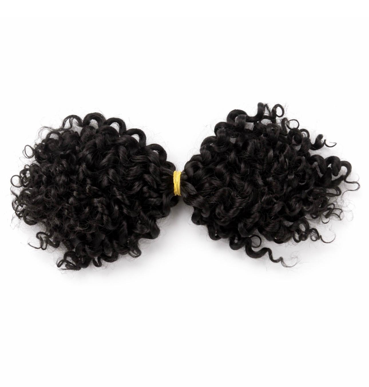 BRAID CURLY HUMAN HAIR 14 INCH