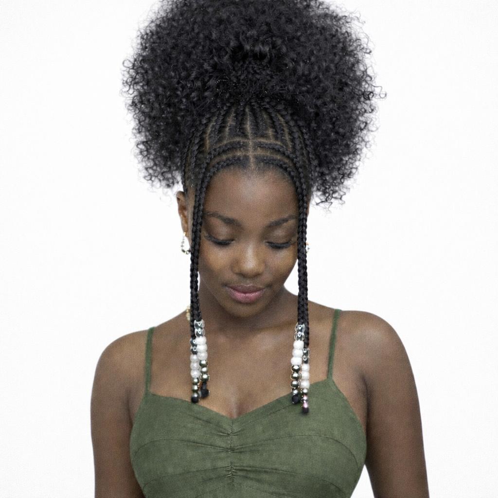 BRAID CURLY HUMAN HAIR 14 INCH