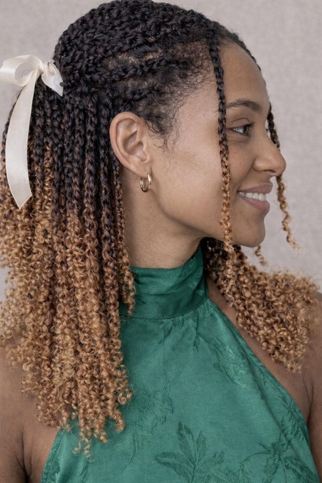 AFRO KINKY BULK HUMAN HAIR 22 INCH