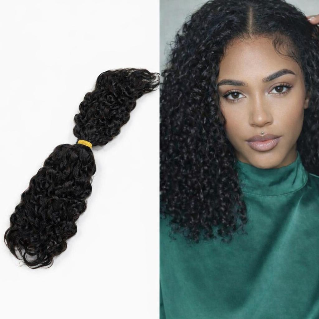 BRAID LOOSE CURLY HUMAN HAIR 14 INCH